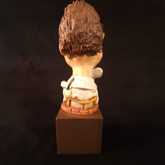 Vintage Rare President Richard Nixon Fine Art Handmade Chalkware Sculpture 1969 - Picture 10 of 16